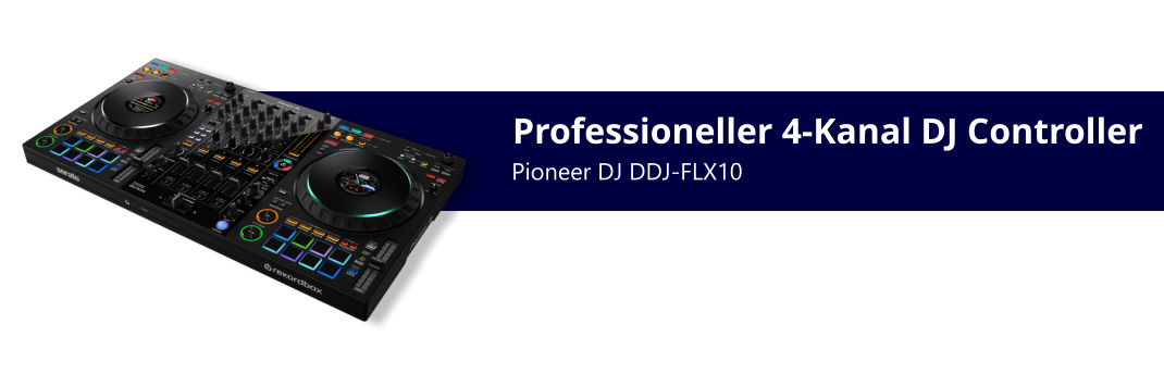 Professioneller 4-Kanal DJ Controller Pioneer DJ DDJ-FLX10