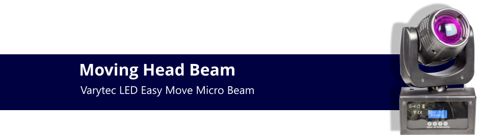 Moving Head Beam Varytec LED Easy Move Micro Beam